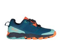 Trollkids - Kid's Sandefjord Hiker XT - Multisportschuhe, Gr. 28, blau (DuskyTurquoise/DarkNavy/GlowOrange)