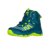 Outdoorschuh TROLLKIDS "KIDS SIRDAL HIKER MID", Kinder, Gr. 37, petrol, dolphin blau, lime, Synthetik, Schuhe Outdoorschuh, wasserdicht (98811820-37) petrol, dolphin blau, lime