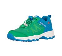 Trollkids Wanderschuhe Trolltunga Hiker Low XT Kinder Emerald Green/Dynamic Blue/White Größe 33
