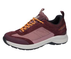 Outdoorschuh WALDLÄUFER "H-Freya", Damen, Gr. 5 (38), weinrot, rosa, Textil, Veloursleder, Schuhe Outdoorschuh, Schnürschuh mit Waterproof, in Komfortweite H = sehr weit (33853542-5) weinrot, rosa