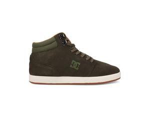 Outdoorwinterstiefel DC SHOES "Crisis 2 Hi Wnt", Herren, Gr. 9(42), weiß (olive, sanftes weiß), Obermaterial: Leder [Kuh] / Futter: Textil / Außensohle: Gummi., Schuhe Outdoorwinterstiefel (69706933-9