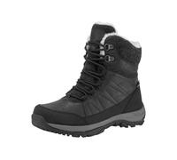 Outdoorwinterstiefel HI-TEC "RIVA MID WATERPROOF", Damen, Gr. 40, schwarz, Synthetik, Schuhe Schnürboots Winterboots, Winterstiefel, Snowboots, Winterschuhe, wasserdicht & gefüttert (46339027-40) schw