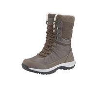 Outdoorwinterstiefel HI-TEC "Riva Waterproof", Damen, Gr. 41, grau (beige), Synthetik, Textil, Schuhe Outdoorwinterstiefel, Winterstiefel, Snowboots, Winterschuhe, wasserdicht & gefüttert (44345726-41