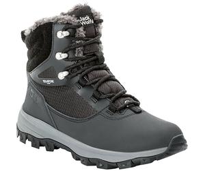 Outdoorwinterstiefel JACK WOLFSKIN "EVERQUEST TEXAPORE HIGH W", Damen, Gr. 40, grau (anthrazit), Leder, Synthetik, Textil, Schuhe Outdoorwinterstiefel, Winterboots, Winterstiefel, Winterschuhe, gefütt