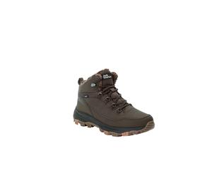 Outdoorwinterstiefel JACK WOLFSKIN "EVERQUEST TEXAPORE MID M", Herren, Gr. 40, braun, Leder, Textil, Schuhe Outdoorwinterstiefel, Winterboots, Snowboots, Winterschuhe, wasserdicht & gefüttert (3498955