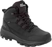 Outdoorwinterstiefel JACK WOLFSKIN "EVERQUEST TEXAPORE MID M", Herren, Gr. 47, schwarz, Leder, Textil, Schuhe Outdoorwinterstiefel, Winterboots, Snowboots, Winterschuhe, wasserdicht & gefüttert (66997