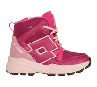 Outdoorwinterstiefel LOTTO, Kinder, Gr. 39, dunkelrot, pink, Synthetik, mehrfarbig, Schuhe Outdoorwinterstiefel, - mit praktischem Reißverschluss auf der Innenseite (69299417-39) dunkelrot, pink