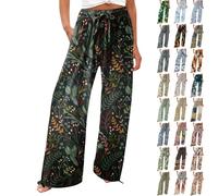 Outlet Angebote Blitzangebote Des Tages Heute Weite Sommerhose Damen Leicht Und Luftig High Waist Strandhose Lang Freizeithose Sommer Palazzo Hose Bequem Stoffhose Monatsabrechnungen Anzeigen