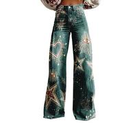 Outlet Angebote Meine Monatsabrechnungen Einsehen Jeans Damen High Waist Weites Bein Hose Große Größen Stretch Baggy Mom Jeans Wide Leg Frauen Sommer Bequem Sommerhose Freizeithose Must Haves