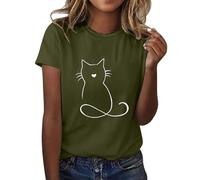 Outlet Angebote Sale Damen Sommer Oberteile Damen Töpfe Frauen Bluse Grünes Tshirt Mädchen Weisser Oberteil Damen Cooles Shirt Damen V Ausschnitt Alternative Top Damen Damen Sale Sommer Sale