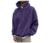 Outlet Angebote Sale Hoodie Herren Oversize Herren und Winter Casual Loose Solid Hooded Sweater Top Sweatshirt Herren üBergangsjacke Herren Herren Marken T-Shirt Sale