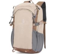 Outplea Wanderrucksack Damen Klein, 20L Sportrucksack Komfortabler Wasserdicht, Tagesrucksäcke Mädchen für Reisen Schule Camping Outdoor, Khaki