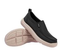 OutPro Mens Loafers Casual Slip on Shoes Soft Moccasin Fabric Shose Easy Wearing for Work, School, Travel, Party, Driving