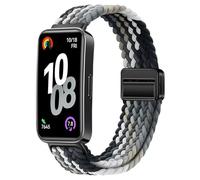 OUTPUTBT Geflecht Magnetisch Armbänder Kompatibel mit HUA WEI Band 10/9/8 Armband Elastisch Nylon Baumwolle Sport Ersatzarmband für HUA WEI Band 8/9/10 für Damen Herren