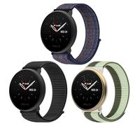 OUTPUTBT Nylon Uhrenarmbänder 20mm für Polar Ignite/Ignite 2/3 Armband Elastisch für Polar Unite/Pacer Weiches Sport Ersatzarmband für Damen Herren