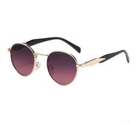 Ovale Sonnenbrille Metallrahmen Unisex UV385 Schutz | Ovales Design, Metallrahmen, UV385 Filter, schützt Augen vor schädlichem Licht(N)