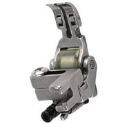 OVAQUIXI Gummirad-Nähfuß, Edelstahl-Rollenfuß für Industrienähmaschinen, Einfache Installation und Kompaktes Design für den Heimgebrauch