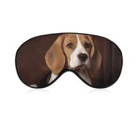Ovely Haustier-Hunde-Beagle-Augenmaske, Schlafmaske, Augenmasken für Damen, Herren, Schlafmaske, Reise-Augenmaske, Schlafmaske, Verdunkelung, lustige Schlafmaske, niedliche Schlafmaske
