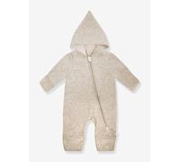 Overall Baby maximo aus Bio-Baumwolle mit Zwergenkapuze beige Gr. 86/98
