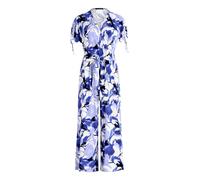 Betty Barclay Relaxed Fit Jumpsuit mit V-Ausschnitt in Royal, Größe 42