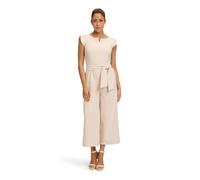 Overall BETTY BARCLAY "Damen mit Eingrifftaschen", Damen, Gr. 44, Normalgrößen, grau, Obermaterial: 86% Polyester, 14% Elasthan, figurumspielend, Rundhals, Overalls Overall, Form (59263935-44) grau