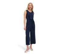 Betty Barclay Jumpsuit Damen ärmellos tailliert Rundhals Dunkelblau Größe 38