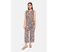 Overall BETTY & CO "Damen ohne Arm", Damen, Gr. 40, Normalgrößen, bunt (nature, braun), Obermaterial: 100% Polyester. Futter: 100% Polyester, tailliert, Rundhals, Overalls Overall (47382157-40) nature