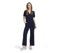 Cartoon Damen Jumpsuit mit Bindegürtel 38, Dunkelblau