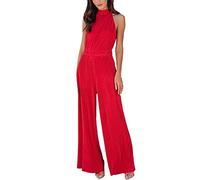 Overall Damen Elegant Festlich,Pailletten Jumpsuit Lang,Jumpsuit Ärmelloser Elegant,Overall Schulterfrei,Enger Jumpsuit Damen,Schwarzer Jumpsuit Elegant,Weiße Arbeitshose