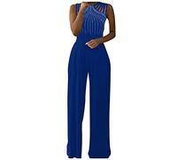 Overall Damen, Sommer Jumpsuit Einteiler Hochzeit Playsuit Outfits Jumpsuits Anzug Romper Hosenanzug Elegant Party Kleidung Festliches Schickes Zweiteiler Damen Elegant