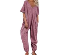 Overall Damen Sommer, Jumpsuit Romper Anzug Festliches Kleidung Sportlich Einteiler Outfits Hosenanzug Jumpsuits Hochzeit Elegant Party Playsuit Elegante Jumpsuits Für Damen
