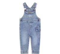 Overall LEVI'S KIDS "LOOSE FIT CARGO OVERALL", Mädchen, Gr. 9M74, N-Gr, blau (good grades), Denim/Jeans, Obermaterial: 62% Baumwolle, 31% Polyester, 5% Viskose, 2% Elasthan, unifarben, loose fit, Over