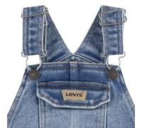 Overall LEVI'S KIDS "LOOSE FIT CARGO OVERALL", Mädchen, Gr. 9M74, N-Gr, good grades, Denim/Jeans, Obermaterial: 62% Baumwolle, 31% Polyester, 5% Viskose, 2% Elasthan, unifarben, loose fit, Overalls Ov