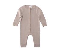 Overall LILIPUT, Mädchen, Gr. 74, EURO-Größen, braun, 100% Baumwolle, Overalls Overall, mit niedlichen Holzknöpfen (59795643-74) braun