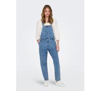 Overall ONLY "ONLPERCY OVERALL DNM MAE06 NOOS", Damen, Gr. S, Länge 32, blau (light blau denim), Denim/Jeans, Obermaterial: 99% Baumwolle, 1% Elasthan, unifarben, slim fit, Overalls Overall (41044626-