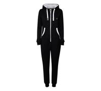 Overall OXMO "Overall OXBenna", Damen, Gr. M, N-Gr, schwarz, Obermaterial: 60% Baumwolle CO. 40% Polyester PES., Overalls Overall (16701839-M) schwarz