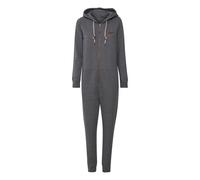 Overall OXMO "Overall OXOva", Damen, Gr. XL, N-Gr, grau (grau mel), Obermaterial: 80% Polyester PES. 20% Baumwolle CO., Overalls Overall (26905902-XL) grau mel