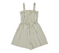 Overall ROXY "Playa Baby", Mädchen, Gr. 4(101-108cm), Normalgrößen, oil grün vert moda stripe, Obermaterial: 100% Viskose;, Overalls Overall (58095452-4) oil grün vert moda stripe