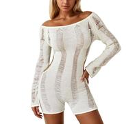 Overall Schwarz Damen Jumpsuit Jeans Kapuze Festliche Sweat Plüsch Softshell Rote Marineblau Grüner Creme Extra Hochzeitsoutfit Boilersuit Flieder Streifen Kurzen Schulterfreier Bestellen