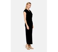 Overall VERA MONT "Damen in 7/8 Länge", Damen, Gr. 44, Normalgrößen, schwarz, Obermaterial: 95% Polyester, 5% Elasthan, figurumspielend, V-Ausschnitt, Overalls Overall, Muster (11688256-44) schwarz