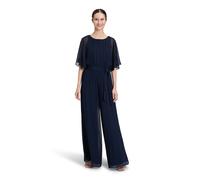 Vera Mont Damen Jumpsuit mit Bindegürtel 46, Night Sky