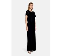 Overall VERA MONT "Damen mit Bundfalten", Damen, Gr. 44, Normalgrößen, blau (night sky), Stoff, Obermaterial: 95% Polyester, 5% Elasthan. Futter: 100% Polyester, figurumspielend, Rundhals, Overalls Ov
