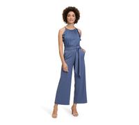 Vera Mont Damen Jumpsuit mit Volant, bleu, Gr. 44