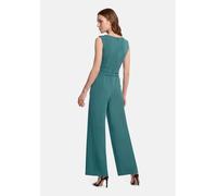 Vera Mont Jumpsuit mit Bindegürtel in Smaragd, Größe 38