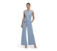 Vera Mont Damen Jumpsuit mit weitem Bein Light Steel Blue,44