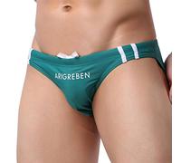 OVERDOSE Herren Shorts Badehose Triangel Schnelltrocknend Beach Surfing Running Schwimmhose Badeshorts Sporthose Bademode Strandhosen Strandshorts Boxershorts (A-Green,XL)