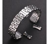 Overhil1s 12mm-26mm Metall atmungsaktiver Edelstahlband, austauschbares Armband-Armband Schnellspanne Edelstahl Geeignet Uhrenarmband for Männer und Frauen (Color : Sliver, Size : 19mm)