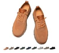 Overhil1s Wearbreeze-Schuhe for Herren, Ultra-Bequeme Urban-Schuhe for Herren, atmungsaktive Mesh-Oxfords, lässige Sneaker, leichte Business-Wanderschuhe(Orange,42 EU)