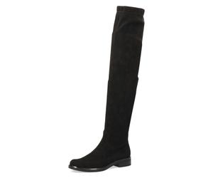 Overkneestiefel CAPRICE, Damen, Gr. 37,5, XS-Schaft, schwarz, Textil, Schuhe, mit XS-Stretchschaft, vegane Verarbeitung (12961724-37,5) schwarz