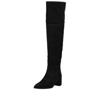 Overkneestiefel HÖGL "Högl Stiefel Veloursleder", Damen, Gr. 37, schwarz, Veloursleder, Schuhe (37706100-37) schwarz